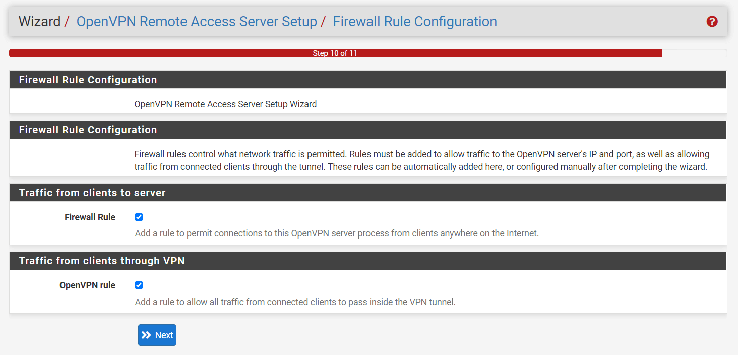 Firewall Rule Configuration for OpenVPN on pfSense Firewall Rule Configuration for OpenVPN on pfSense
