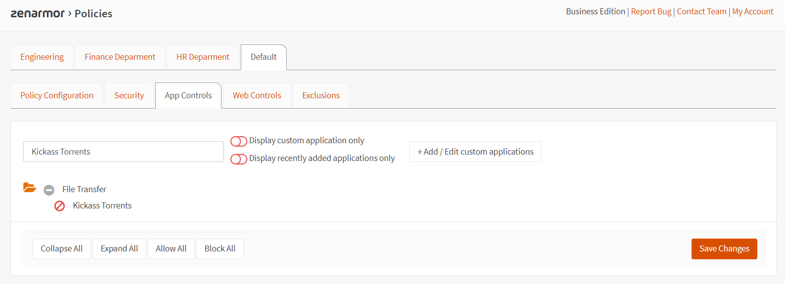 Blocking specific P2P applications, such as Kickass Torrents, individually on Zenarmor via OPNsense UI Blocking specific P2P applications, such as Kickass Torrents, individually on Zenarmor via OPNsense UI