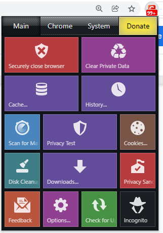 Accessing the Click&Clean Main Features Accessing the Click&Clean Main Features
