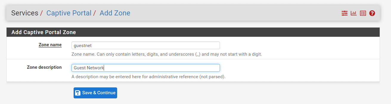 Adding Captive Portal Zone on pfSense Adding Captive Portal Zone on pfSense