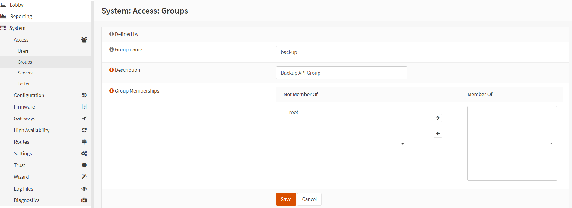 Adding backup API Group Adding backup API Group