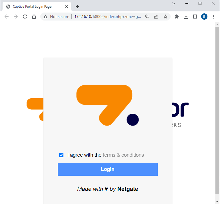 Captive Portal Login Page with custom logo and background on pfSense Firewall Captive Portal Login Page with custom logo and background on pfSense Firewall