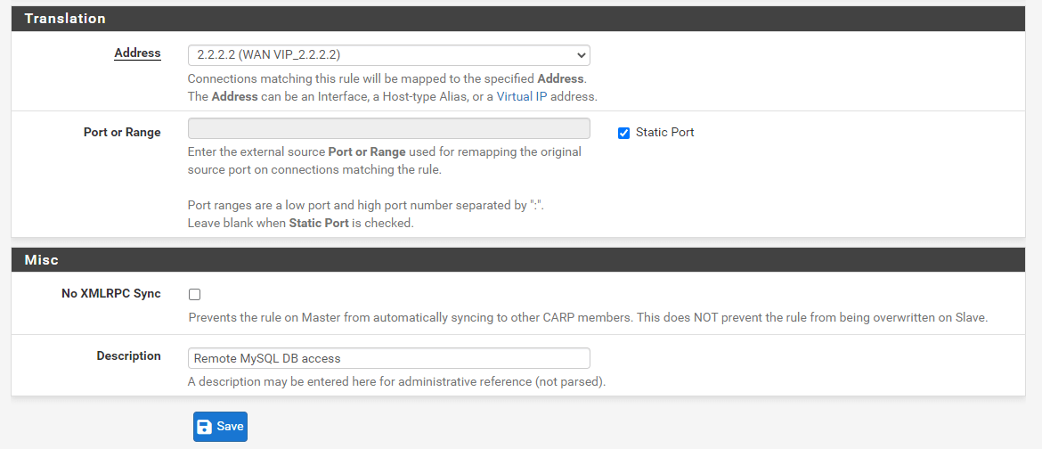 Defining Outbound NAT rule on pfSense-2 Defining Outbound NAT rule on pfSense -2