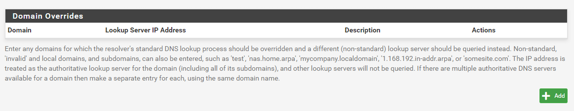 DNSOverrides on pfSense DNS Overrides on pfSense
