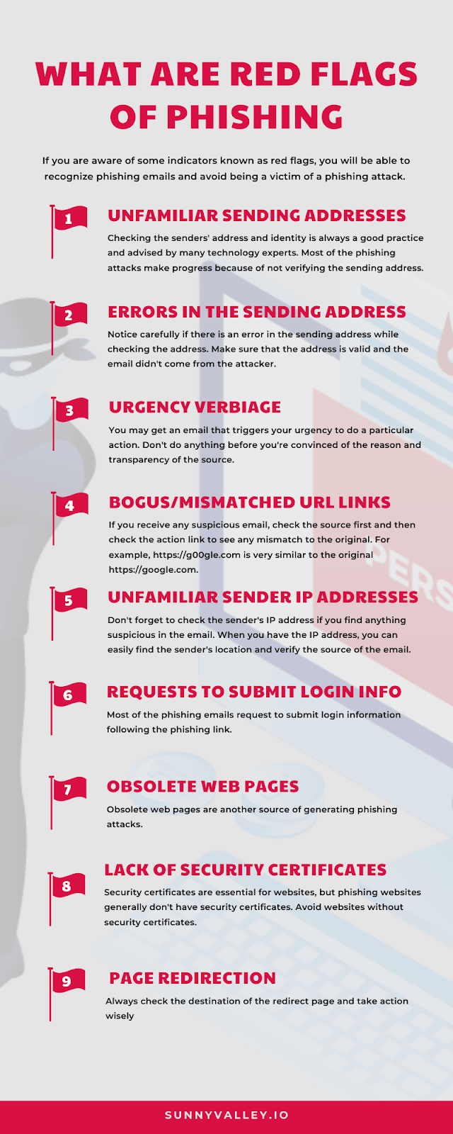 What are Red Flags of Phishing