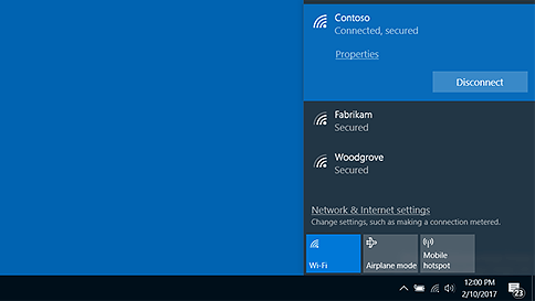 To learn the IP address for Wi-Fi connection on Windows