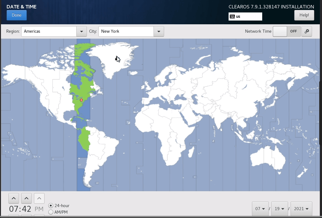 Timezone selection and NTP settings on ClearOS Timezone selection and NTP settings on ClearOS