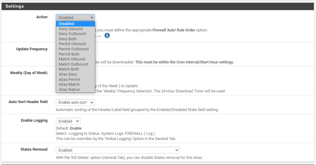 IPv4 category settings to add PRI3 feeds on pfBlockerNG IPv4 category settings to add PRI3 feeds on pfBlockerNG