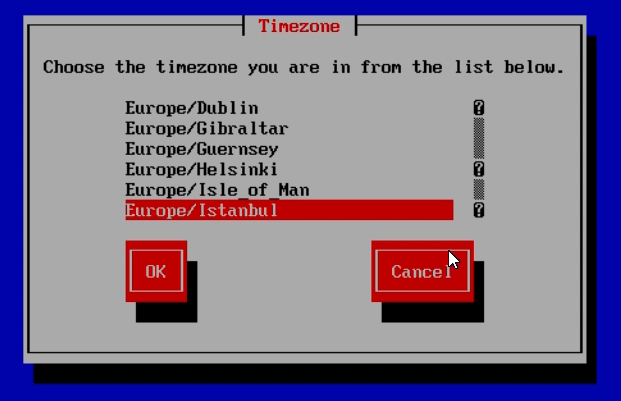 Setting timezone for the IPFire Setting timezone for the IPFire