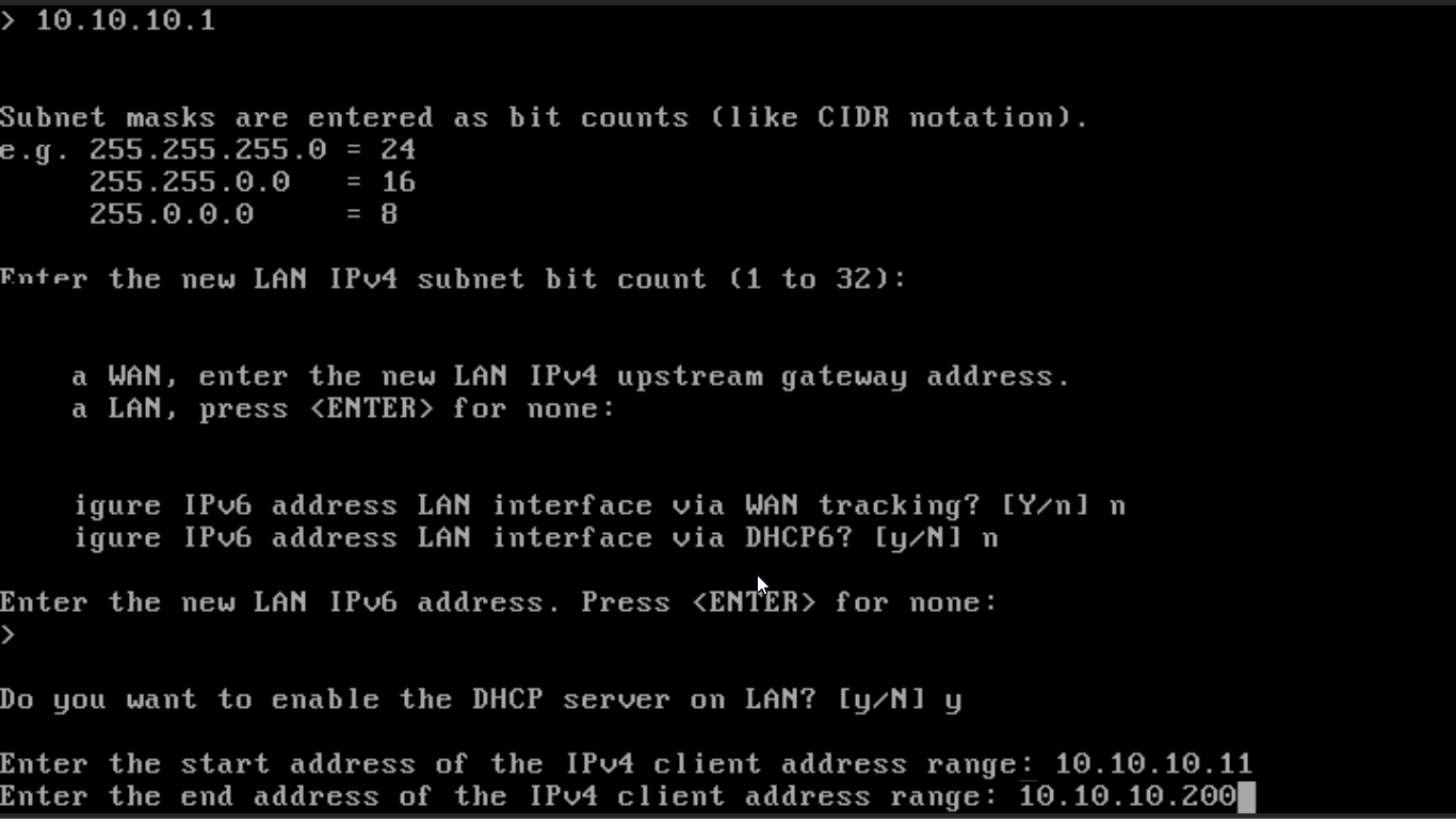 Configuring DHCP server on LAN interface of OPNsense Configuring DHCP server on LAN interface of OPNsense