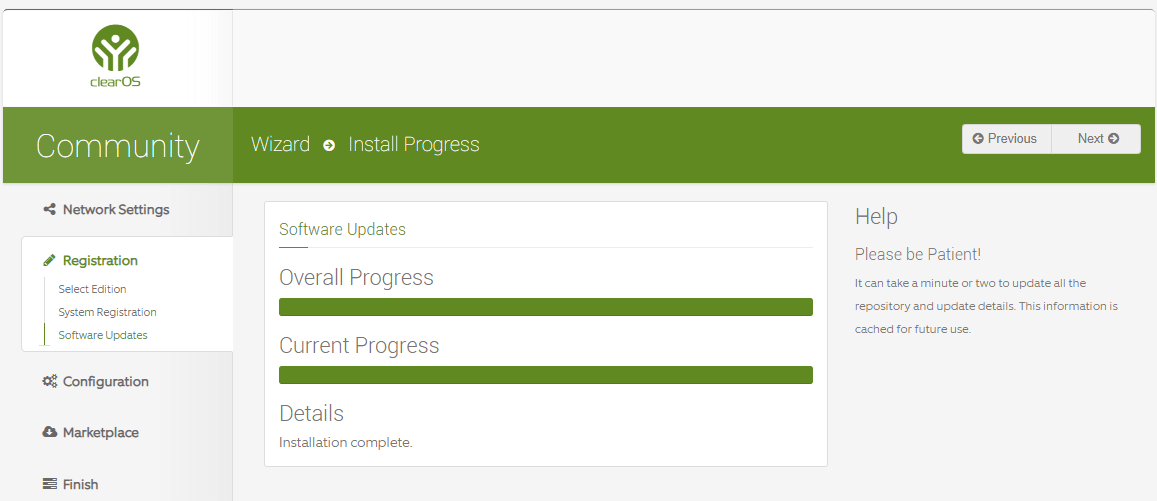 Software updates installation for ClearOS Software updates installation for ClearOS