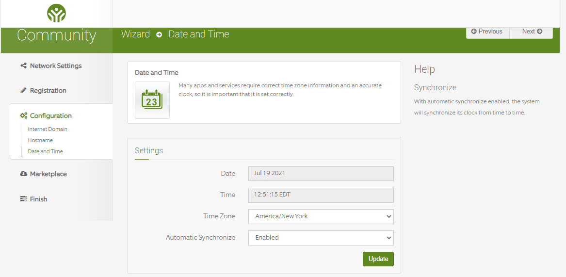 Setting Date and Time on ClearOS installation Wizard Setting Date and Time on ClearOS installation Wizard