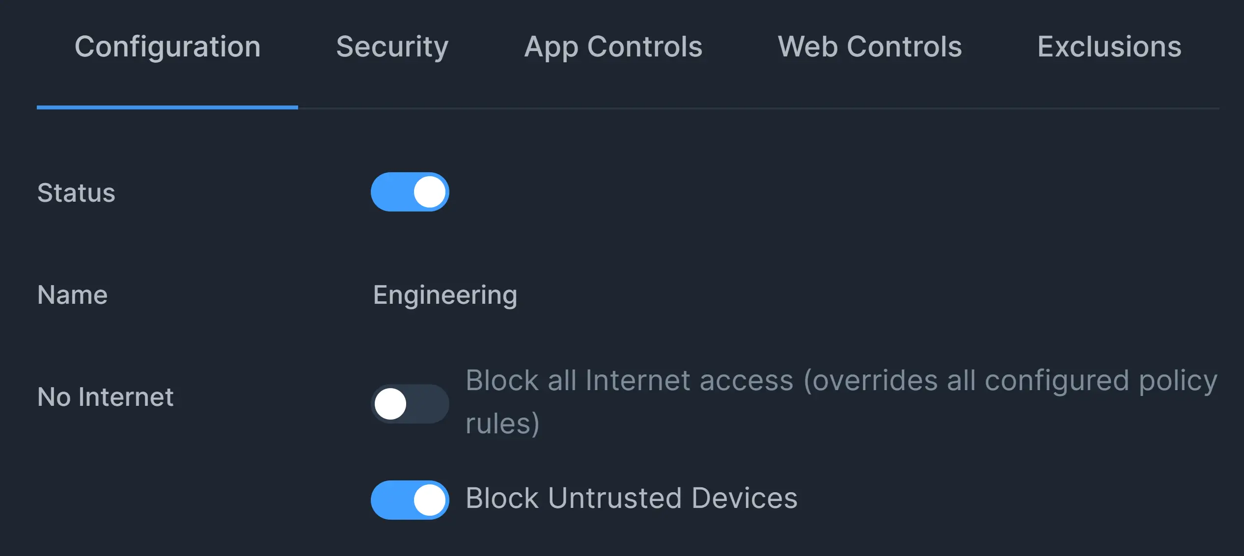No internet options No internet options