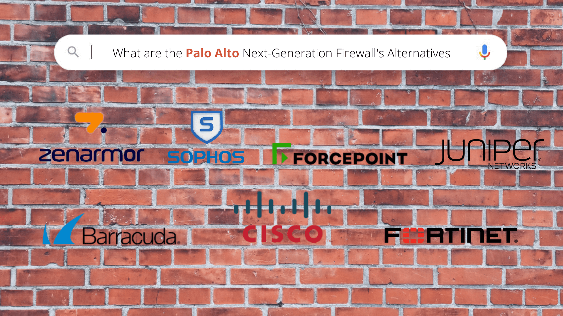 Palo Alto NGFW alternatives