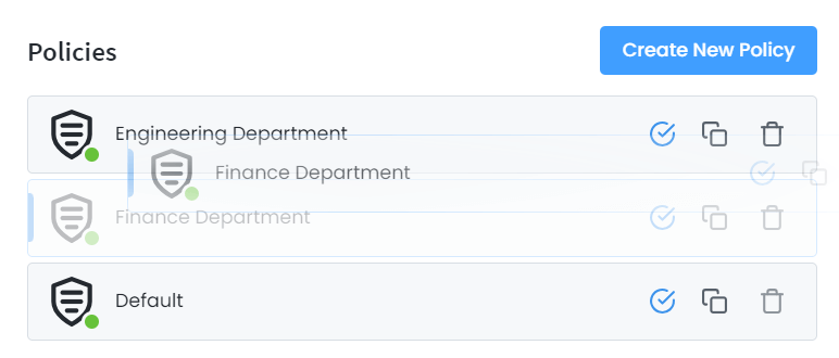 Reordering Zenarmor Policies
