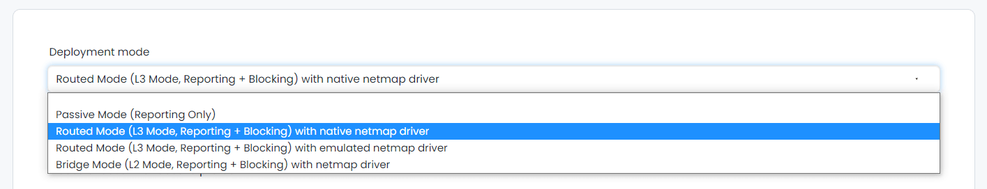 Zenarmor wizard-interface-selection-1