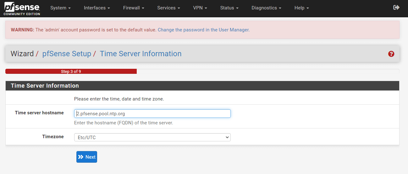 Setting NTP server and Timezone on pfSense GUI Setting NTP server and Timezone on pfSense GUI