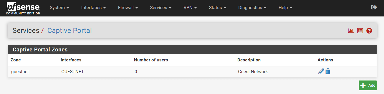 Viewing Captive Portal zones on pfSense Firewall Viewing Captive Portal zones on pfSense Firewall